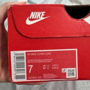 Nike Dunks Driftwood/Sesame Sail